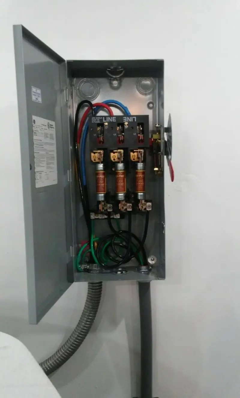 Three-phase disconnect switch installed for Electrical Wiring & Rewiring in Fort Myers Shores